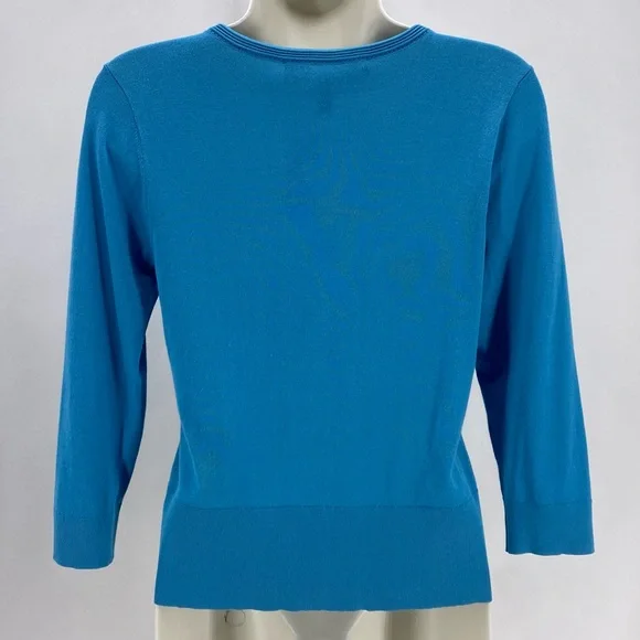 NWT White House Black Market blue cardigan - Picture 3 of 11